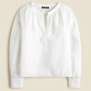 J. Crew Cabana Top Linen